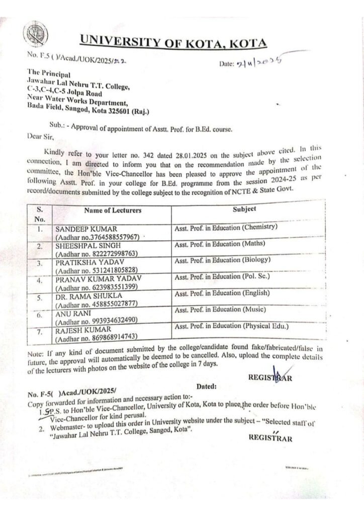 approval list teching staff page 0003