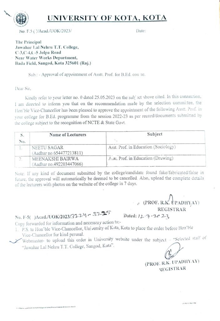 approval list teching staff page 0005