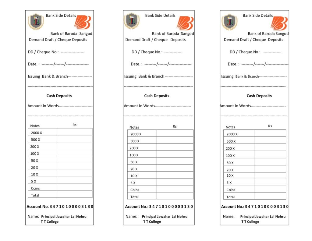 fee challan b.ed. course page 0001